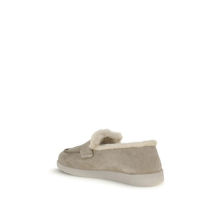 Bequeme Beige Gummilaufschuhe