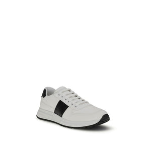 Weiße Kalbshaut Bos Taurus Sneakers mit niedrigem Schaft