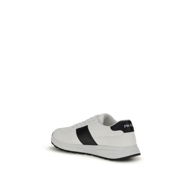 Weiße Kalbshaut Bos Taurus Sneakers mit niedrigem Schaft