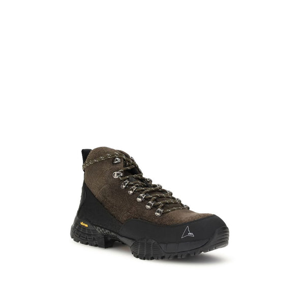 Braune Kalbshaut Bos Taurus Schnürstiefel