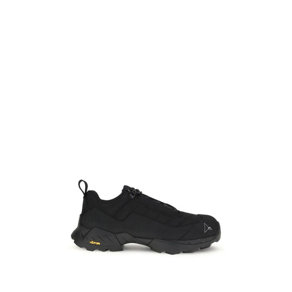 Schwarze Polyamid-Sportschuhe