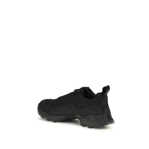 Schwarze Polyamid-Sportschuhe