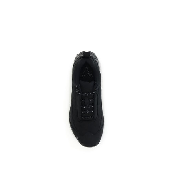 Schwarze Polyamid-Sportschuhe
