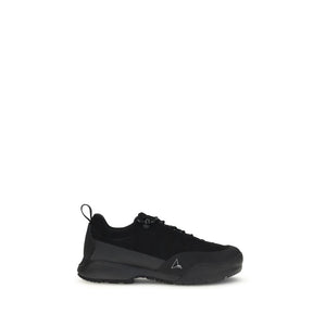 Schwarze Polyamid-Sportschuhe