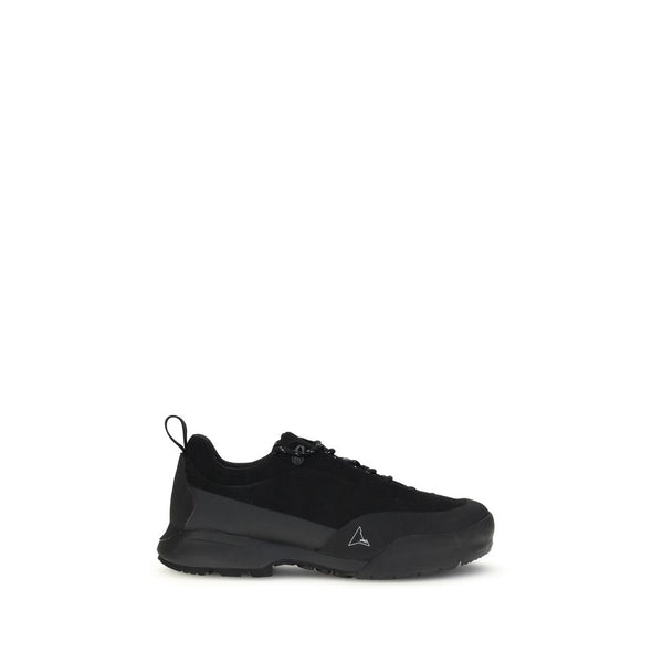 Schwarze Polyamid-Sportschuhe