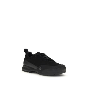 Schwarze Polyamid-Sportschuhe