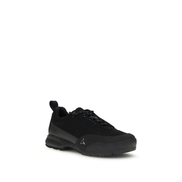 Schwarze Polyamid-Sportschuhe