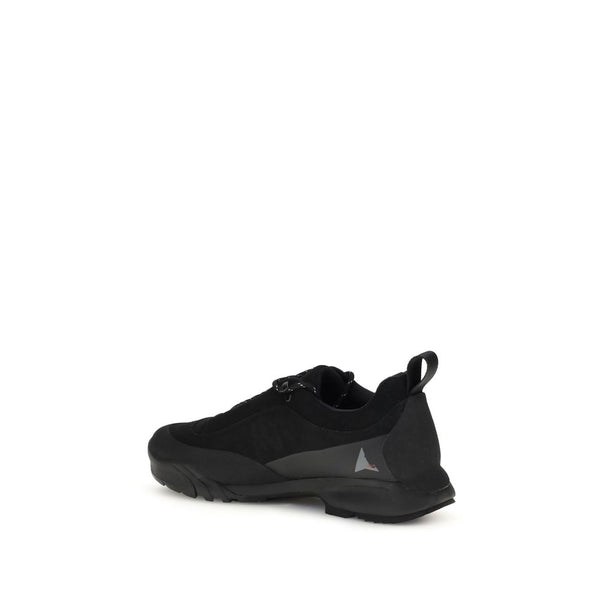 Schwarze Polyamid-Sportschuhe