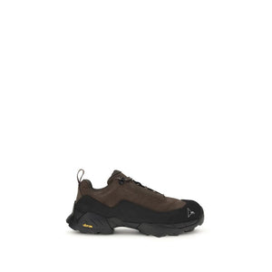 Braune Kalbshaut Bos Taurus Sportschuhe