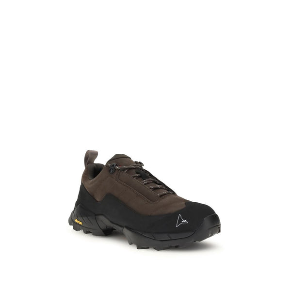 Braune Kalbshaut Bos Taurus Sportschuhe