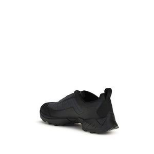 Schwarze Polyamid-Sportschuhe