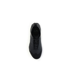 Schwarze Polyamid-Sportschuhe
