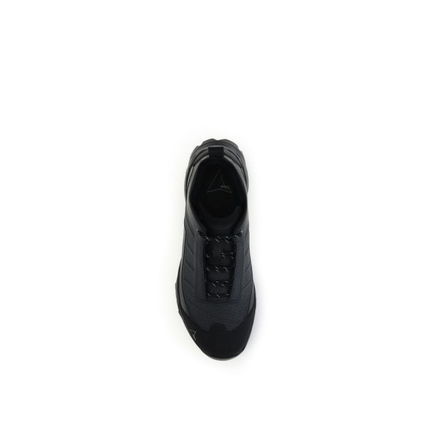 Schwarze Polyamid-Sportschuhe
