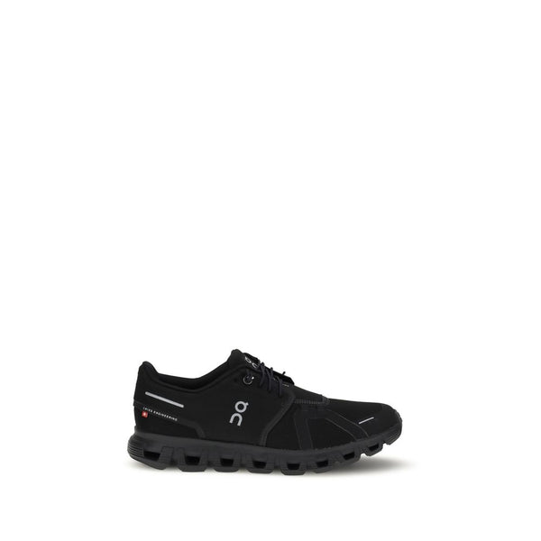 Schwarze Polyurethan-Sportschuhe