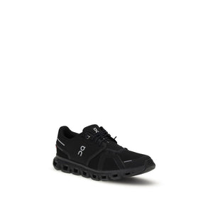 Schwarze Polyurethan-Sportschuhe