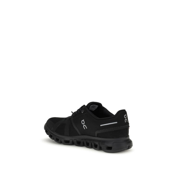 Schwarze Polyurethan-Sportschuhe