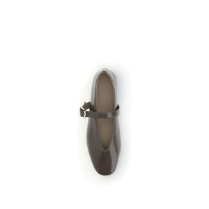 Braune Kalbsleder Bos Taurus Ballerinas