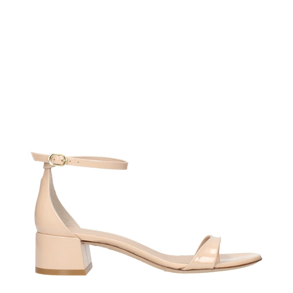 Beige Sandalen aus Leder