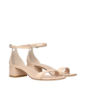 Beige Sandalen aus Leder