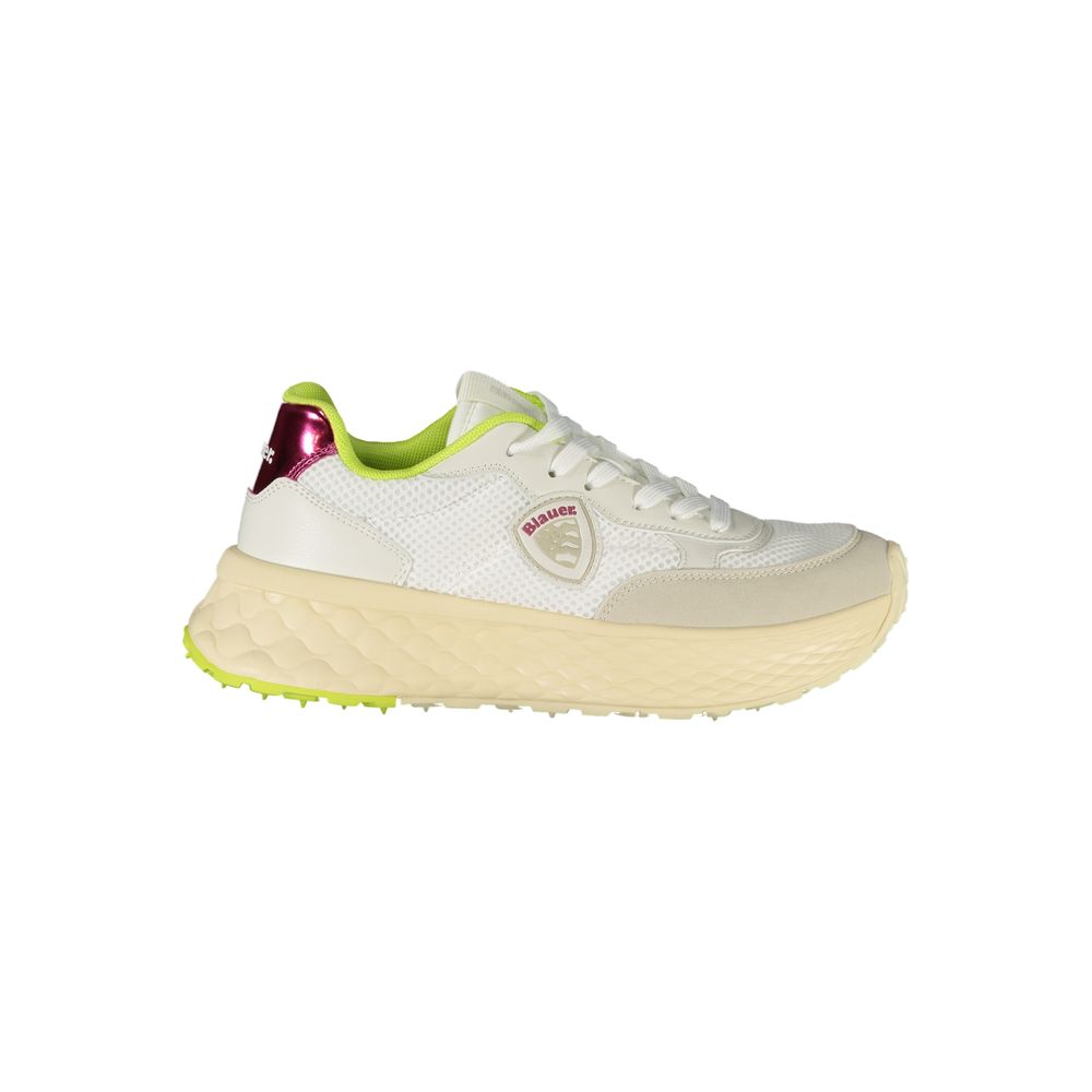 Sneaker aus weißem Polyester