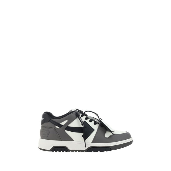 Graue Kalbshaut Bos Taurus Sneakers mit niedrigem Schaft