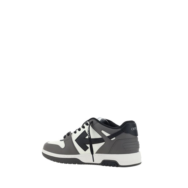 Graue Kalbshaut Bos Taurus Sneakers mit niedrigem Schaft