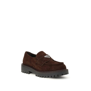 Braune Kalbsleder Bos Taurus Slip-On Loafer