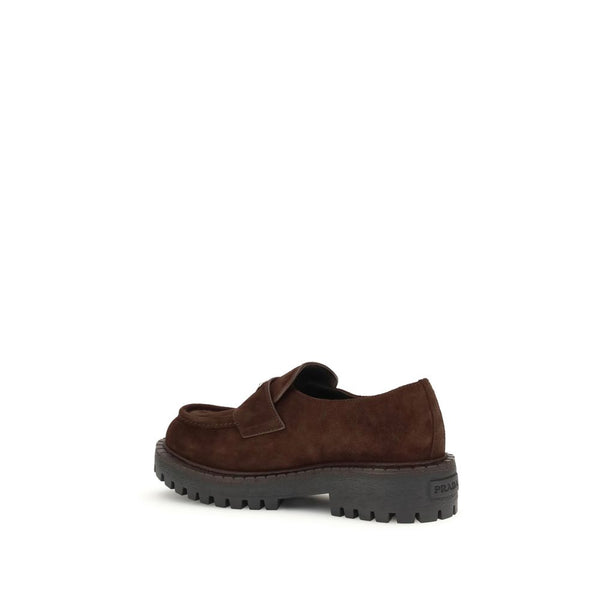 Braune Kalbsleder Bos Taurus Slip-On Loafer
