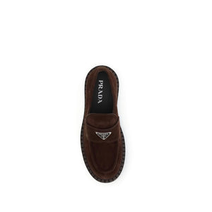 Braune Kalbsleder Bos Taurus Slip-On Loafer