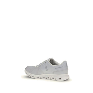 Weiße Stoff-Sneaker für Sport und Freizeit