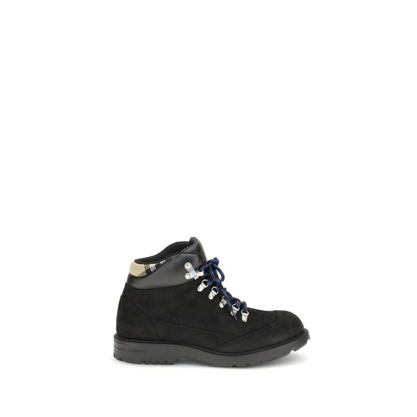 Schwarze Kalbshaut Bos Taurus Schnürstiefel