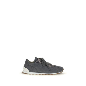 Graue Woll-Fleece-Sneaker