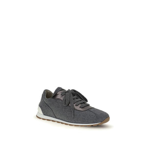 Graue Woll-Fleece-Sneaker