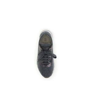 Graue Woll-Fleece-Sneaker