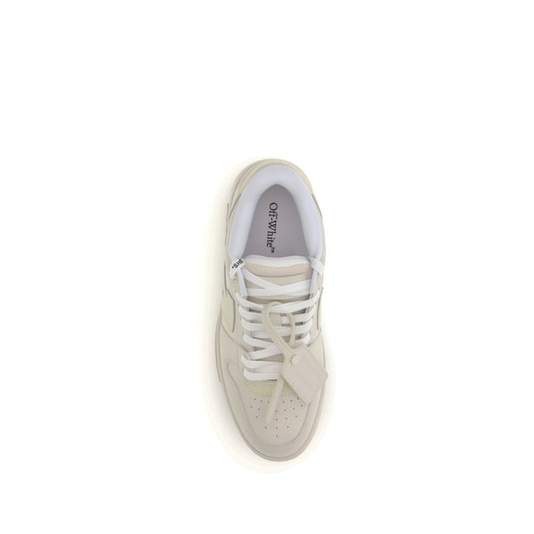 Weiße Chunky-Sneaker aus Gummi