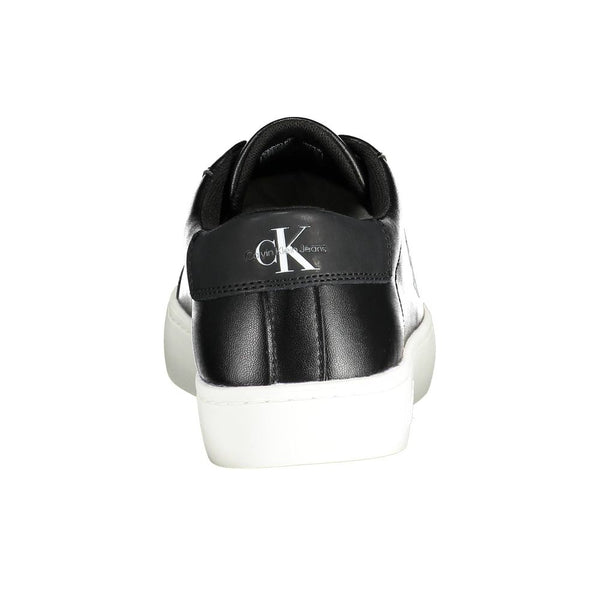 Schwarzer Polyester Sneaker
