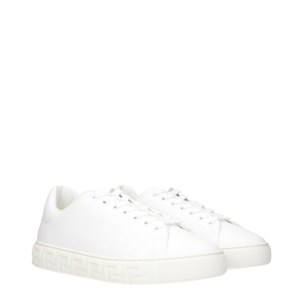 Weiße Sneaker aus Leder