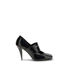Schwarze Kalbsleder Bos Taurus High Heels