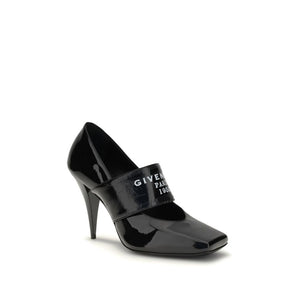 Schwarze Kalbsleder Bos Taurus High Heels