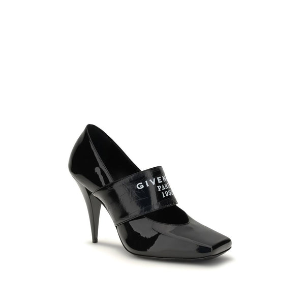 Schwarze Kalbsleder Bos Taurus High Heels