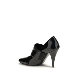 Schwarze Kalbsleder Bos Taurus High Heels