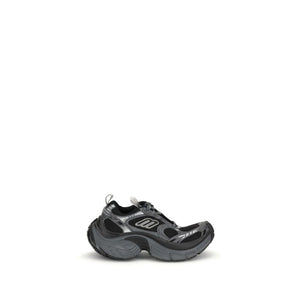 Schwarze Polyethylen-Sportschuhe