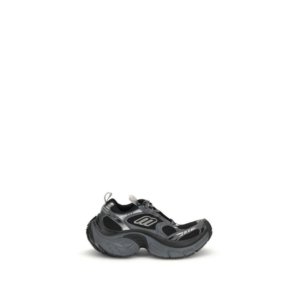 Schwarze Polyethylen-Sportschuhe