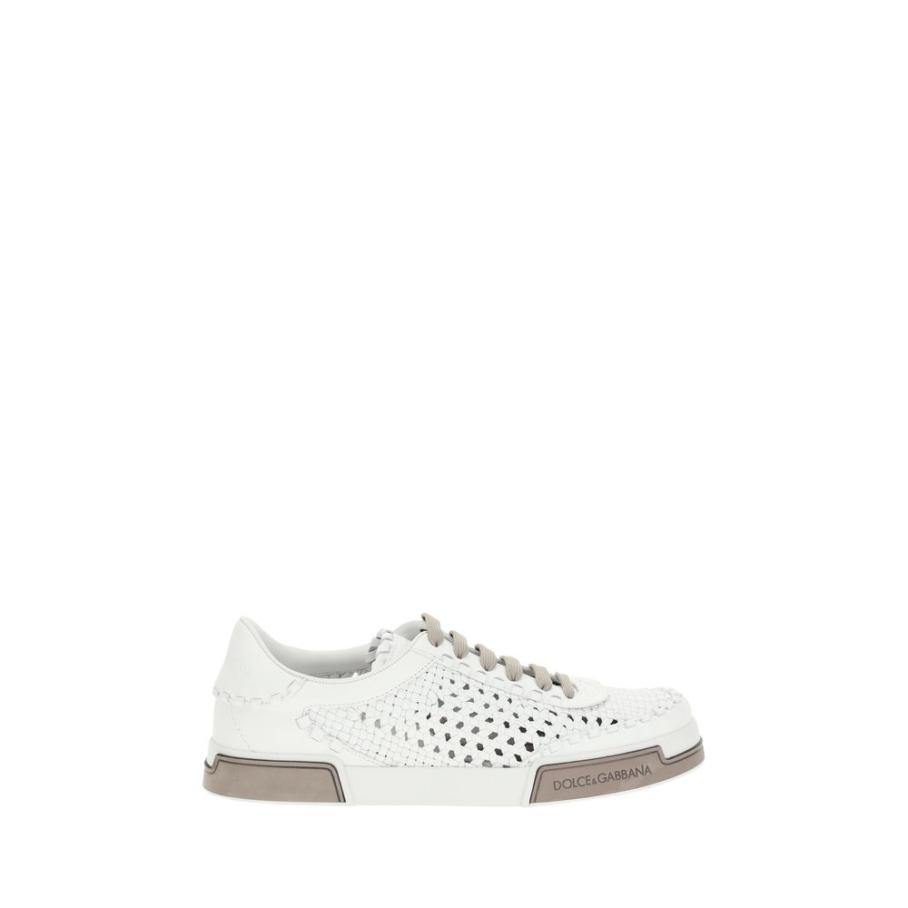 Weiße Ovis Aries Aries Sneakers aus Lammleder