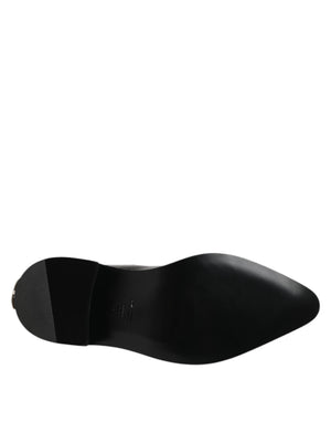 Schwarzes Leder Nieten Männer kurze Stiefel Schuhe