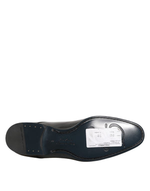 Schwarzes Kalbsleder Derby Herren Anzugschuhe