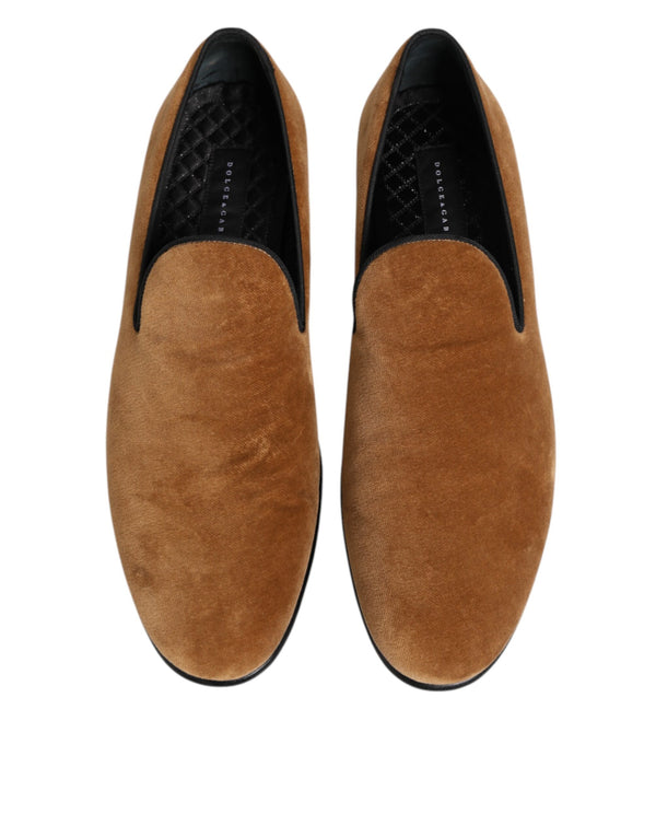 Braun Wildleder Slip On Männer Loafers Formale Schuhe