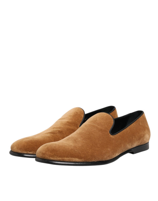 Braun Wildleder Slip On Männer Loafers Formale Schuhe