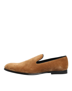 Braun Wildleder Slip On Männer Loafers Formale Schuhe
