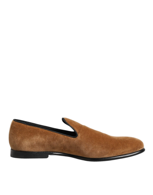 Braun Wildleder Slip On Männer Loafers Formale Schuhe